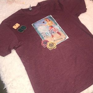 NWOT Maroon Howdy T-Shirt